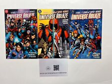 3 Universe Ablaze DC Comic Books # 1 3 4 Superman Batman Flash Robin 75 JS45 picture