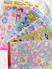 Sanrio Lame Glitter stickers /HelloKitty/MyMelody/Kuromi/Cinnamoroll/etc NEW JP picture