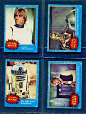1977 Topps Star Wars Series 1 (blue) Complete Set + Wrapper Near Mint Condition picture
