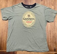 Guinness Official Merchandise Size Large Green Short Sleeve T-shirt picture