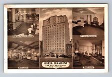 New York City, Hotel President, Advertising, Antique Souvenir Vintage Postcard picture
