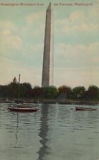 Washington DC Monument from the Potomac RPPC Posted 1912 picture
