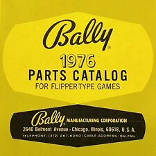 1976 Bally Parts Catalog Pinball Arcade Shuffle Manual ORIGINAL picture