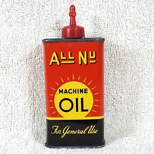 Vintage All Nu Machine Oil Handy Oiler Tin/Can - R.M. Hollingshead Corp. picture
