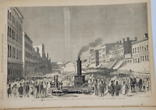 Frank Leslie's Illustrated 6/6/1857 events in Cincinnati Ohio picture