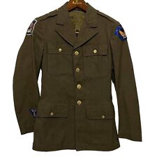 Named Harris 1940's WWII US Army Air Corp Jacket AACS Communications Specialists picture