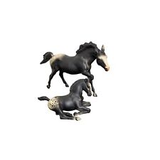 Vintage Pair of Breyer Appaloosa Horses, #165 Foal and #127 Running Stallion picture