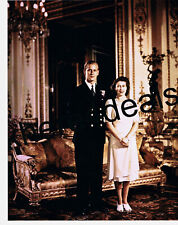 QUEEN ELIZABETH Photo 8x10 Prince Philip Engagement Royal England Collectibles picture