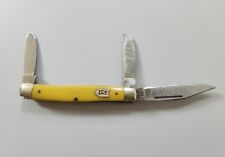 Vintage Robert Klass Kissing Cranes Rostfrei Folding 3 - Blade Pocket Knife picture