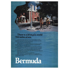 1970 Bermuda: 20 Mph World 700 Miles at Sea Vintage Print Ad picture