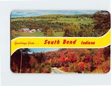 Postcard Greetings from South Bend Indiana USA picture