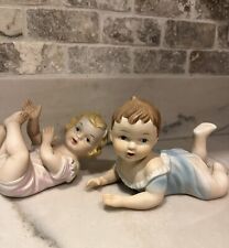 A Pair of 6” Piano babies  - A Boy & Girl. Really Nice Features picture