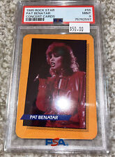 1985 Rock Star PAT BENATAR Concert Cards #55 PSA 9 MINT picture