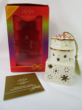 Lenox Shimmering Lights Gift Christmas Ornament w/ Orig. Box  Tested & Working picture