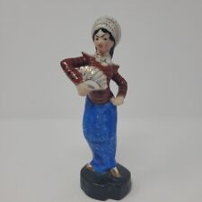 Occupied Japan Hand Painted Porcelain Woman with Fan picture
