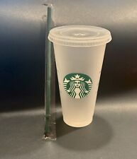 Authentic Starbucks 24oz Venti Reusable Tumbler with Lid & Straw picture