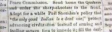 1876 newspaper w General Philip Sheridan's 