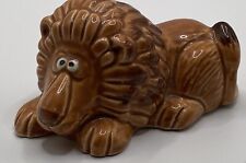 Vintage Quon Quon Japan Ceramic Lion Figurine Brown Glazed picture