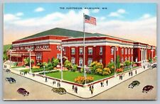 Milwaukee WI-Wisconsin, The Auditorium Vintage Postcard picture