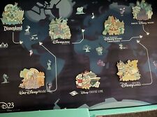 D23 Gold Member Pin Set 2022 - Around the World of Disney Parks picture