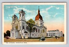 Minneapolis MN-Minnesota, Pro. Cathedral, Antique Vintage Souvenir Postcard picture