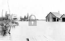 General Store Clam River Lake Cadillac Michigan MI Reprint Postcard picture