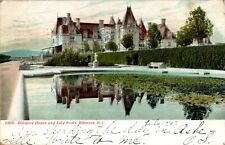 Biltmore House and Lily Ponds, Biltmore, North Carolina NC 1907 Postcard picture