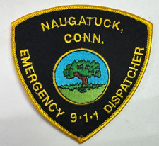 Naugatuck Emergency Dispatcher 911 Connecticut CT Fire Rescue Patch R8 picture