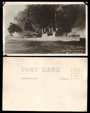 WWI US NAVY USS SOMERS (DD-301) Destroyer UDB UNP Real Photo RPPC Postcard picture