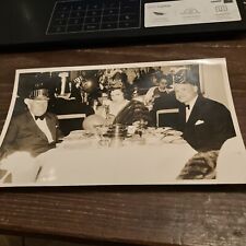 Original Photo 5x8 Man Woman Party Hat Dinner Cruise Ship SS America Ocean Liner picture