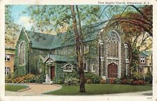 First Baptist Church Ridgewood New Jersey NJ Linen 1939 Postcard picture