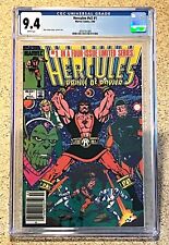Hercules Prince of Power #1 CGC 9.4 Marvel Comics White Pages Bob Layton 1984 picture