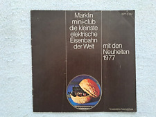 VNT Märklin mini-club die kleinste elektrische Eisenbahn der Welt Katalog 1977 picture