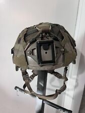 Medium Tan MSA Advanced Combat Helmet with Multicam Cover and Accessories picture
