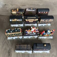 Home Towne Express Christmas Train 1998 JC Penney Train & Track Lot 22 Piece picture