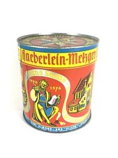 German Antique Tin Haeberlein-Metzger Nurnberg Germany Candy Canister picture