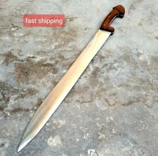 Custom Handmade Hand Forged 27 Inch Viking Sword Beautiful Gift, With Cover picture