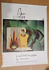 Vintage Print Ad -1948 for Lotus by Yardley picture