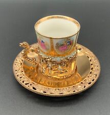 Unique Arnat Creations Love Story Cabinet Cup Saucer Fragonard picture