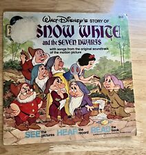 1977 Walt Disney's Story of Snow White and the Seven Dwarfs - Book & 33 1/3 RPM picture