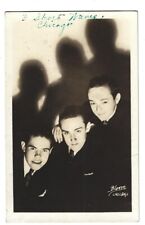 RPPC Chicago IL Singers 3 Short Waves c. 1940's Bloom Real Photo Postcard picture