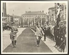 1932 Photo Type II Restrike-WWII German & Italy Leaders Parade picture