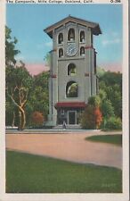 Oakland, CA: Mills College The Campanile - Vintage California Postcard picture