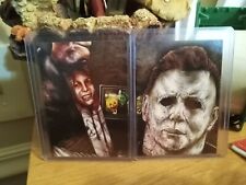 Bam Horror Halloween Sketch 2 Card Set Hal Moore picture