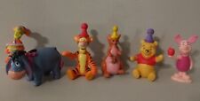 Vintage 1990's Winnie The Pooh Toy Birthday Figures Lot picture