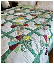 Vintage Handmade Quilt - King Size - Beautiful picture