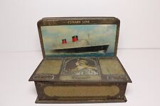Antique Candy Tin Box Whitman's Chocolate + R.M.S Queen Elizabeth Toffee Tin picture
