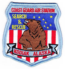 USCG COAST GUARD AIR STATION KODIAK ALASKA SEARCH AND RESCUE FLIGHT PATCH BEAR picture
