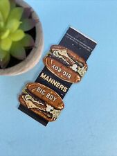 1950s Die Cut Hamburger Matchbook Cover for Manner's Big Boy picture