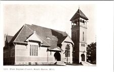 First Baptist Church, SOUTH HAVEN, Michigan Postcard picture